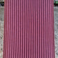 Antique Vintage Old Art Deco Style SOLID Wood Wooden Piano Kneeling Bench Foot Stool Ottoman Plant Stand Pink Purple Striped Fabric