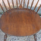 Antique Vintage Old Reclaimed Salvaged Hale SOLID Maple Wood Wooden Side Dining Accent Writing School Desk Windsor Chair Arched Spindle Back