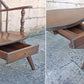 Antique Vintage Old Reclaimed Salvaged Hale SOLID Maple Wood Wooden Side Dining Accent Writing School Desk Windsor Chair Arched Spindle Back