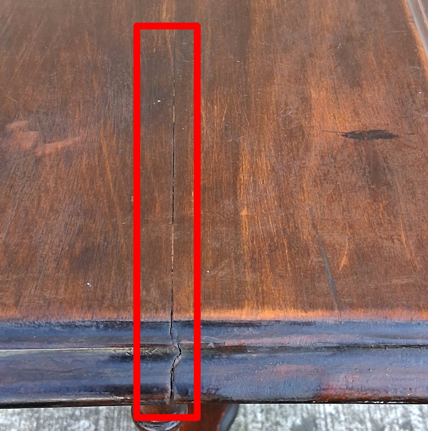 Antique Vintage Old Reclaimed Salvaged SOLID Carved Walnut Wood Wooden Neo-Classical Side End Hall Accent Foyer Sofa Lamp Table Stand