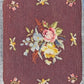 Antique Vintage Old Victorian SOLID Wood Wooden Kneeling Bench Foot Stool Ottoman Stand Brown Floral Fabric Needlepoint Design