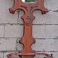 Antique Vintage Old Reclaimed Salvaged Victorian Eastlake SOLID Walnut Wood Wooden Hall Tree Coat Hanger Umbrella Stand Rack Hook Mirror