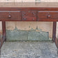 Antique Vintage Old Reclaimed Salvaged Victorian Solid Mahogany Wood Wooden Writing Office Studio Bureau Desk Work Table Secretary