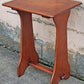 Antique Vintage Old Reclaimed Salvaged SOLID Carved Maple Wood Wooden Neo-Classical Side End Hall Accent Foyer Sofa Lamp Table Stand