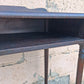 Antique Vintage Old Reclaimed Salvaged SOLID Walnut Wood Wooden Nightstand Side End Accent Table Cabinet Storage Kitchen Writing Desk
