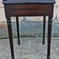 Antique Vintage Old Reclaimed Salvaged SOLID Walnut Wood Wooden Nightstand Side End Accent Table Cabinet Storage Kitchen Writing Desk