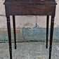 Antique Vintage Old Reclaimed Salvaged SOLID Walnut Wood Wooden Nightstand Side End Accent Table Cabinet Storage Kitchen Writing Desk