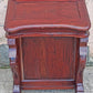 Antique Vintage Old Reclaimed Salvaged Solid Mahogany Wood Wooden Slant Front Secretary Davenport Desk Writing Table Drawers