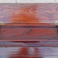 Antique Vintage Old Reclaimed Salvaged Solid Mahogany Wood Wooden Slant Front Secretary Davenport Desk Writing Table Drawers