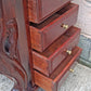 Antique Vintage Old Reclaimed Salvaged Solid Mahogany Wood Wooden Slant Front Secretary Davenport Desk Writing Table Drawers