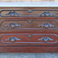 Antique Vintage Old Victorian Eastlake Style Reclaimed Salvaged Solid Wood Wooden Marble Top Slab Dresser Server Chest of Drawers