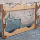 Vintage Antique Old Reclaimed Salvaged Sportcraft SOLID Wood Wooden Gun Rifle Rack Holder Wall Mounted Hanging Unit Shelf