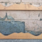 Vintage Antique Old Reclaimed Salvaged Sportcraft SOLID Wood Wooden Gun Rifle Rack Holder Wall Mounted Hanging Unit Shelf