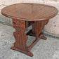 Vintage Antique Old SOLID Knotty Pine Wood Wooden Drop Down Leaf Pembroke Butterfly End Accent Side Lamp Table Shelf Nightstand