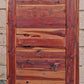 Antique Vintage Old Reclaimed Salvaged Country Farmhouse Rustic Primitive Solid Cedar Wood Wooden Armoire Wardrobe Cabinet Closet Clothes