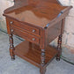 Vintage Antique Old Reclaimed Salvaged Bennington Pine SOLID Wood Wooden End Side Bed Table Nightstand Shelf Plant Lamp Stand Washstand