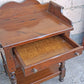 Vintage Antique Old Reclaimed Salvaged Bennington Pine SOLID Wood Wooden End Side Bed Table Nightstand Shelf Plant Lamp Stand Washstand
