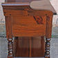 Vintage Antique Old Reclaimed Salvaged Bennington Pine SOLID Wood Wooden End Side Bed Table Nightstand Shelf Plant Lamp Stand Washstand
