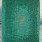 Antique Vintage Old Victorian SOLID Wood Wooden Kneeling Bench Foot Stool Ottoman Plant Stand Green Solid Pattern Fabric