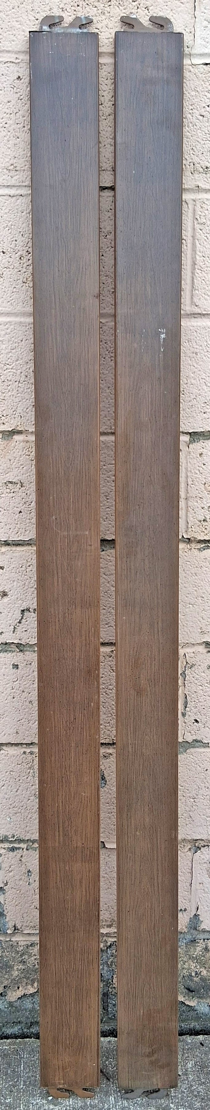 Vintage Antique Old Reclaimed Salvaged Ethan Allen Colonial Style SOLID Birch Wood Wooden Full Sized Poster Spool Bed Frame Head Foot Board