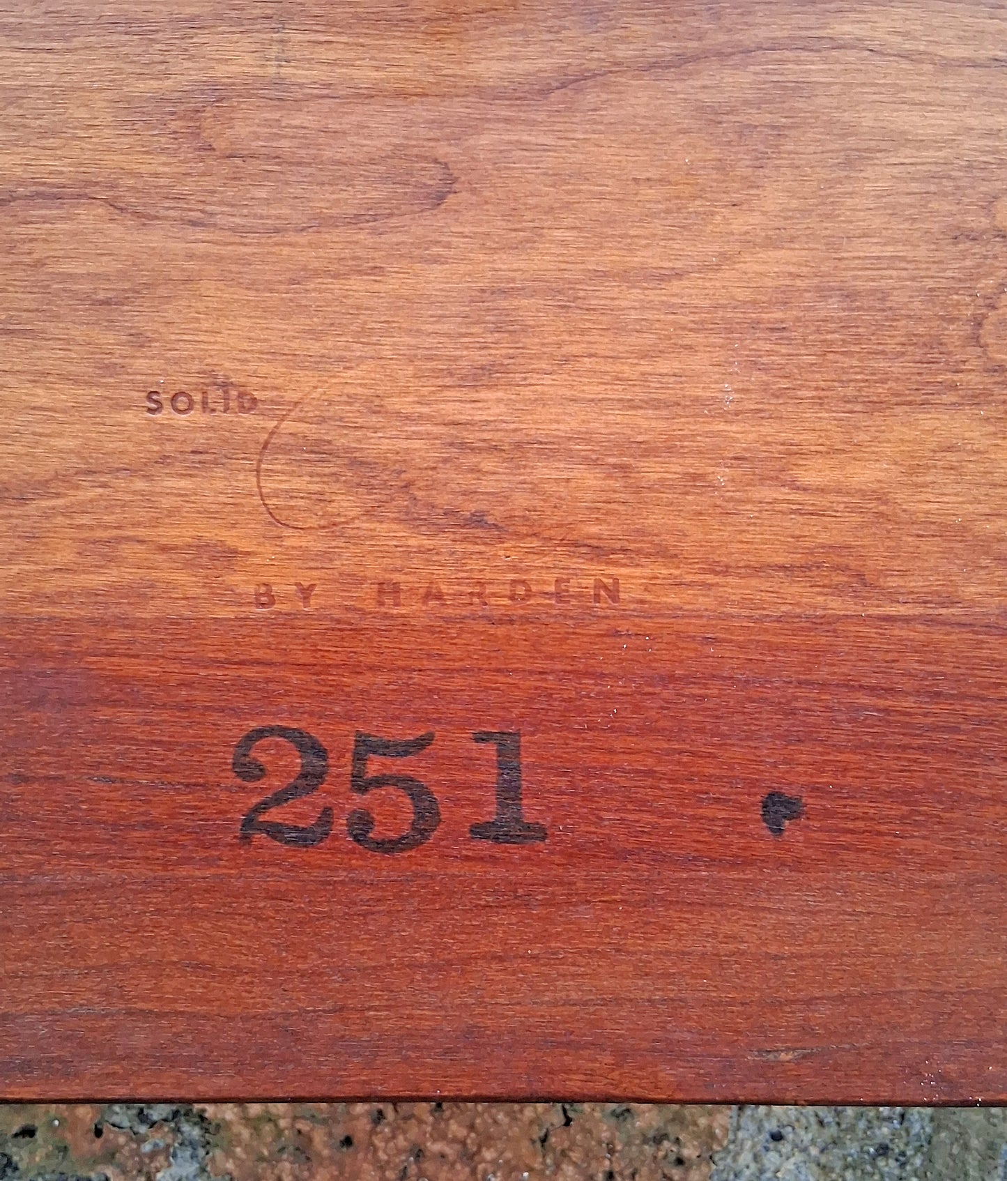 Antique Vintage Reclaimed Salvaged Harden Colonial Style SOLID Cherry Wooden Wood Full Size Bed Head Foot Board Frame Bedframe Set