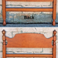 2 Beds Available Vintage Antique Old Reclaimed Salvaged Colonial SOLID Maple Wooden Wood Twin Size Bed Head Foot Board Frame Bedframe Set