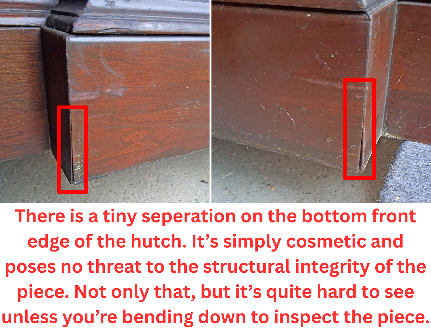 Vintage Antique Old Reclaimed Salvaged Ethan Allen Colonial Chippendale Birch Wooden Bubble Glass Breakfront Display Curio China Cabinet