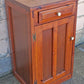Vintage Antique Old Country Rustic Farmhouse Primitive Handmade Solid Wood Wooden Jelly Kitchen Cabinet Pantry Cupboard Nightstand End Table