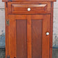 Vintage Antique Old Country Rustic Farmhouse Primitive Handmade Solid Wood Wooden Jelly Kitchen Cabinet Pantry Cupboard Nightstand End Table