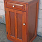 Vintage Antique Old Country Rustic Farmhouse Primitive Handmade Solid Wood Wooden Jelly Kitchen Cabinet Pantry Cupboard Nightstand End Table