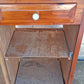 Vintage Antique Old Country Rustic Farmhouse Primitive Handmade Solid Wood Wooden Jelly Kitchen Cabinet Pantry Cupboard Nightstand End Table