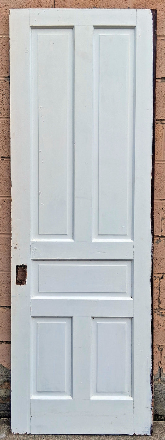 3 Available 30.5"x88"x1.75" Antique Vintage Old Reclaimed Salvaged Pocket Sliding Victorian Interior SOLID Wood Wooden Doors 5 Raised Panels