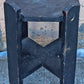 Antique Vintage Old Solid Oak Wood Wooden Octagon Octagonal Lamp End Side Accent Table Plant Stand Stool Chair Arts & Crafts Mission Style
