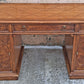 Vintage Antique Thomasville Mid Century Modern Reclaimed Salvaged Solid Wood Wooden Writing Office Studio Bureau Desk Work Table Secretary