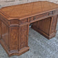 Vintage Antique Thomasville Mid Century Modern Reclaimed Salvaged Solid Wood Wooden Writing Office Studio Bureau Desk Work Table Secretary