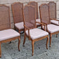 Vintage Antique French Provincial Country "J.B. Van Sciver Co." Old Reclaimed Salvaged SOLID Wood Wooden Dining Room Set Chairs Table Leaf