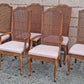Vintage Antique French Provincial Country "J.B. Van Sciver Co." Old Reclaimed Salvaged SOLID Wood Wooden Dining Room Set Chairs Table Leaf