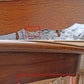 Vintage Antique French Provincial Country "J.B. Van Sciver Co." Old Reclaimed Salvaged SOLID Wood Wooden Dining Room Set Chairs Table Leaf