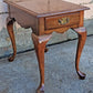 Vintage Antique Old Pennsylvania House Queen Anne Style SOLID Cherry Wood Wooden Accent End Lamp Side Table Nightstand Single Drawer