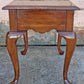 Vintage Antique Old Pennsylvania House Queen Anne Style SOLID Cherry Wood Wooden Accent End Lamp Side Table Nightstand Single Drawer