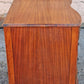 Antique Vintage Old Reclaimed Salvaged Regency Solid Wood Wooden Twin Pedestal Serpentine Writing Office Studio Bureau Desk Kneehole Vanity