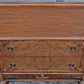 Antique Vintage Old Reclaimed Salvaged Victorian Jacobean Revival SOLID Wood Walnut Wooden Buffet Server Cabinet Sideboard Dresser Drawer
