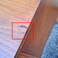 Vintage Antique Old Reclaimed Salvaged Drexel French Provincial Solid Wood Wooden Serpentine Writing Office Studio Desk Kneehole Vanity