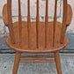 Vintage Antique Old Colonial Windsor SOLID Wooden Spindle Back Side Lounge Accent Arm Chair Armchair