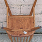 Vintage Antique Old Colonial Windsor SOLID Wooden Spindle Back Side Lounge Accent Arm Chair Armchair