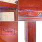 Antique Vintage Mahogany Wood China Cabinet Chippendale Federal Hutch Bookcase Library Display Cupboard Broken Arch Pediment Glass Cabinet