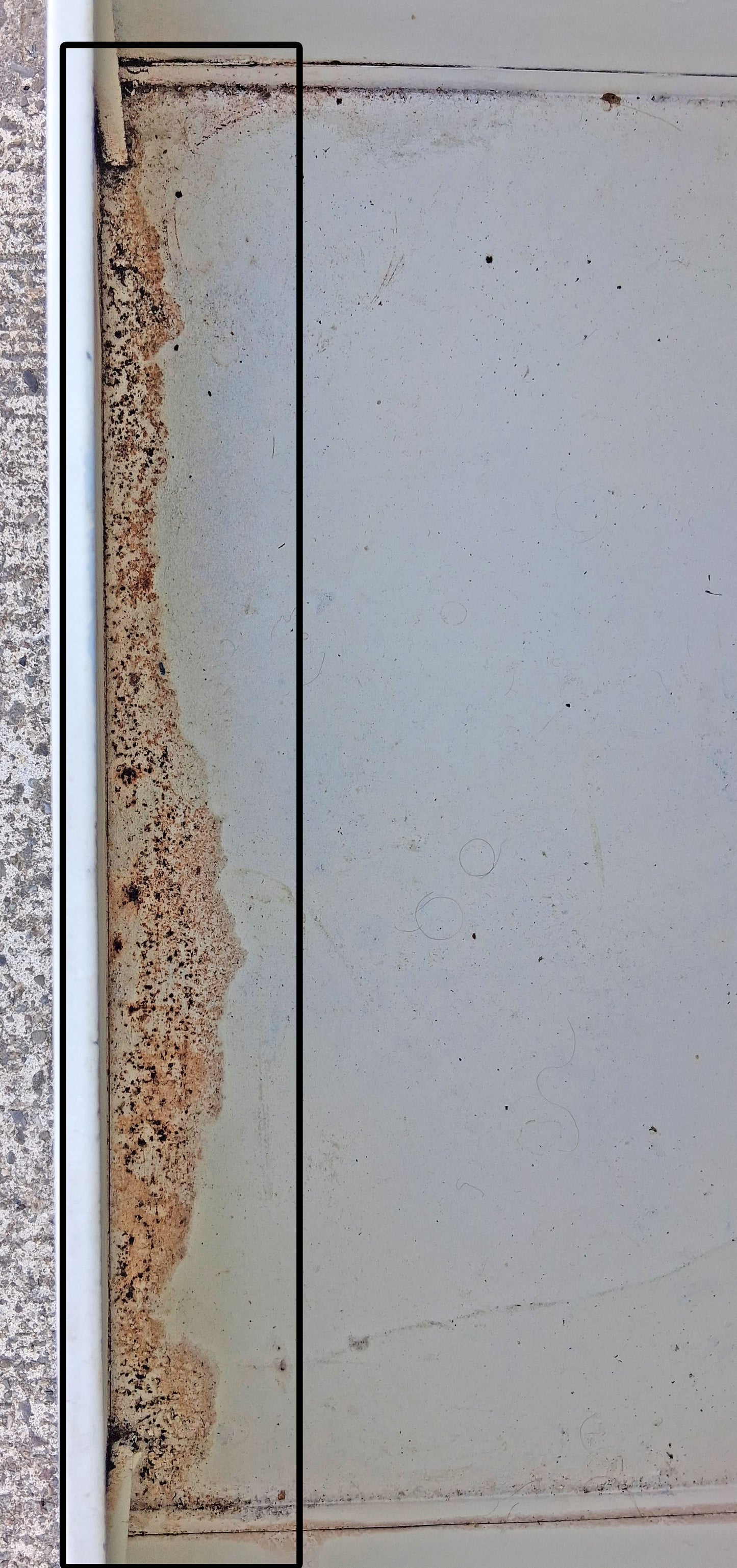 Vintage Antique Mid Century Retro Atomic Era Metal Steel Pantry Bathroom Kitchen Cabinet 1950s White Cracked Ice Formica Top