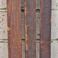 Antique Vintage French Provincial Country Louis XV Mahogany Wood Wooden Serpentine Full Size Bed Frame Headboard Footboard Set