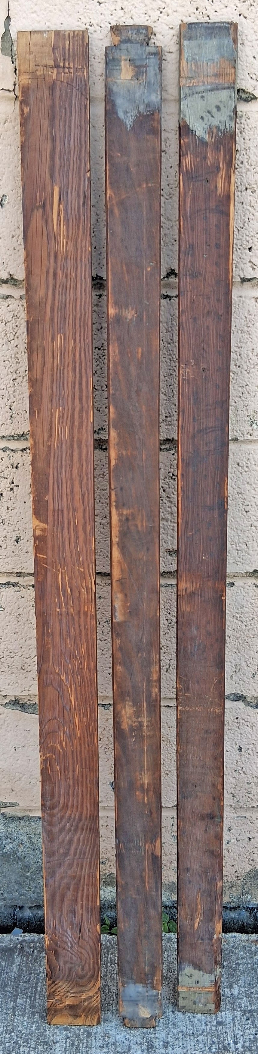 Antique Vintage French Provincial Country Louis XV Mahogany Wood Wooden Serpentine Full Size Bed Frame Headboard Footboard Set