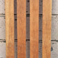 Vintage Antique Ethan Allen Country Cottage White Solid Wood Wooden Ladder Back Full Size Head Foot Board Bedroom Complete Bed Frame Set
